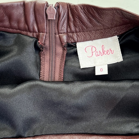 Parker "Filomenia" Perforated Leather Skirt - Picture 15 of 15